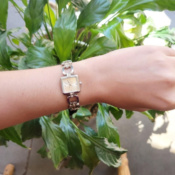 Next Rhinestone Quartz Square Watch - Picture 2 of 8